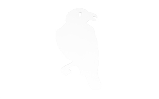 Picture of Birchwood Casey AR500 3/8" Steel 1 Hole Animal Silhouette Target - Crow 1/ct BC-47715