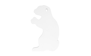 Picture of Birchwood Casey AR500 3/8" Steel 1 Hole Animal Silhouette Target - Gopher 1/ct BC-47714