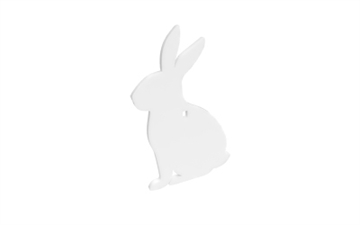 Picture of Birchwood Casey AR500 3/8" Steel 1 Hole Animal Silhouette Target - Rabbit 1/ct BC-47706