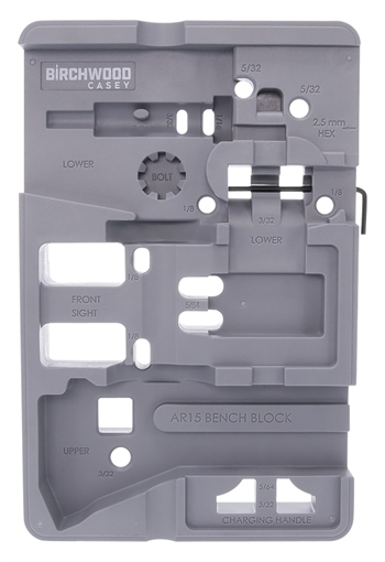 Picture of Birchwood Casey Bench Block Gray AR-15 ARBENCH-BLOCK