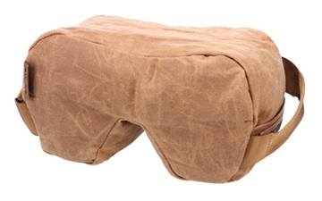 Picture of Birchwood Casey Steady-Shot Foxtrot Bag Ultralight Tan Wax Canvas Rear Bag BC-BAG-SSFLU