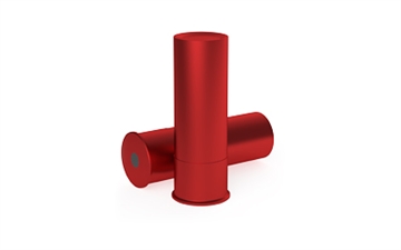 Picture of Birchwood Casey DURACAP Training Rounds, 12 Gauge, Aluminum Construction, Anodized Finish, Red, 4 Pack BC-DCTR-12GA