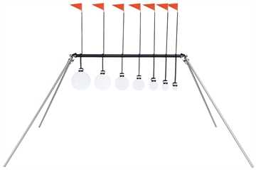 Picture of Birchwood Casey Centerfile KYL, 3/8" Steel Target, Portable Design, Silver/Black BC-CF-KYL-38 CFKYL38