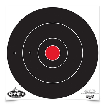 Picture of Birchwood Casey Dirty Bird 12" Bull's-Eye Target 100/ct BC-35070