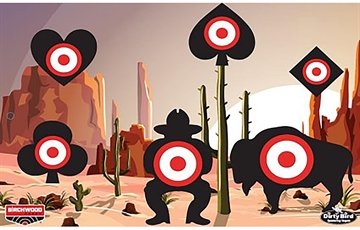 Picture of Birchwood Casey Dirty Bird Target Aces High 12" x 18" 6 Pack BC-35776