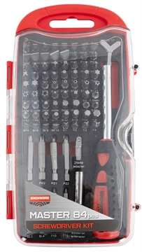 Picture of Birchwood Casey Master Screwdriver Kit 84 Pieces Includes Slotted/Philips/Torx/Hex Heads DLXSDS