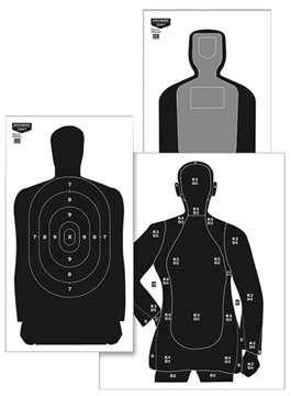 Picture of Birchwood Casey Eze-Scorer TQ-19 Silhouette Target - 24"x42" 37001