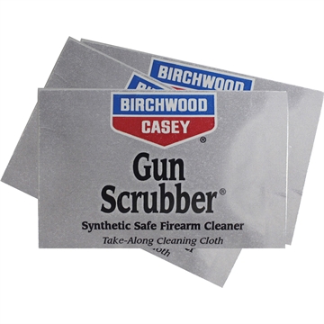 Picture of Birchwood Casey Gun Scrubber Take Alongs 12 Individual Wipes Per Pack 33312