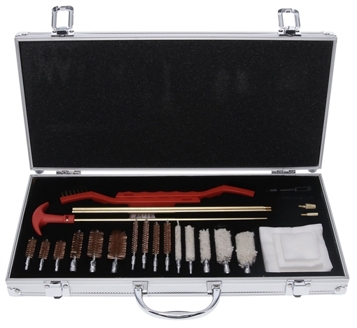 Picture of Birchwood Casey Premium Cleaning Kit Multi-Caliber/27 Pieces Silver PGCK