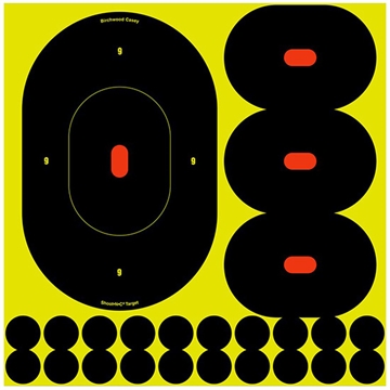 Picture of B/C TARGET SHOOT-N-C 4" & 9" SILHOUETTE 5/PK ( 6 PER CASE ) 34905 BC-34905