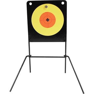 Picture of Birchwood Casey World of Targets Spoiler Alert Rimfire Pistol/Rifle Orange/Yellow AR400 Steel 47652