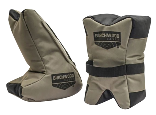 Picture of Birchwood Casey Tactical Tac-Match Shooting Rest Prefilled Tan Nylon, 2-Pieces Designed For Tactical Rifles SRBCMBO