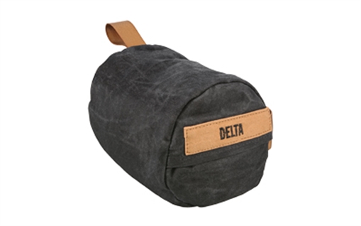 Picture of Birchwood Casey Steady Shot Delta, Heavyweight, Polymer Filled Shooting Bag, Waxed Canvas, Black, Zippered Access Pocket, Large Handle, Sling Loop, Carabine Loop BC-BAG-SSDMH