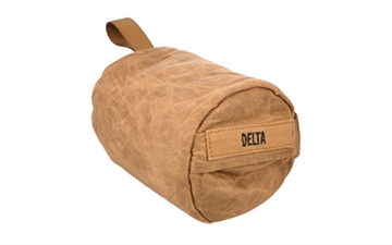Picture of Birchwood Casey Steady Shot Delta, Ultralight, Polymer Filled Shooting Bag, Waxed Canvas, Tan, Zippered Access Pocket, Large Handle, Sling Loop, Carabine Loop BC-BAG-SSDMU