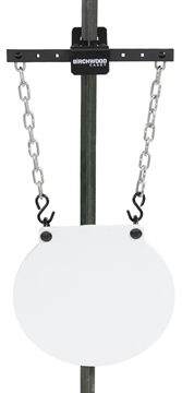 Picture of Birchwood Casey T-Post Gong Mount, Black, Steel Target Not Included BC-TPGTM