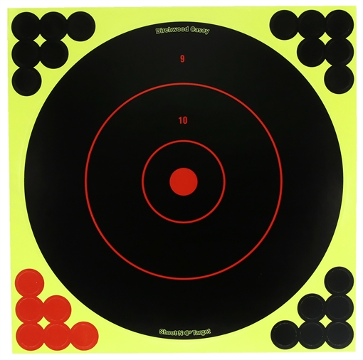 Picture of Birchwood Casey Target Dispenser Adhesive Paper 12" Bullseye, Includes Pasters 12 PK TDSNC1212PK