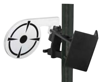Picture of Birchwood Casey TP38DT T-Post Dueling Target Steel Black/White Bullseye TP38DT BC-TP38DT