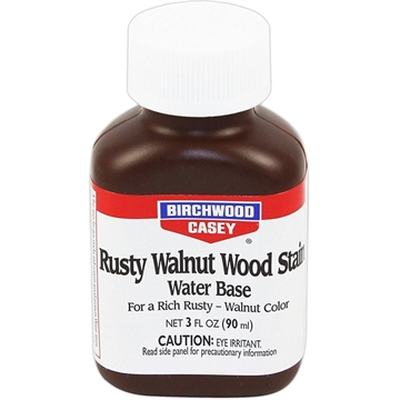 Picture of Birchwood Casey 24123 Walnut Wood Stain Water-Based 3 oz. Bottle 24123 BC-24123
