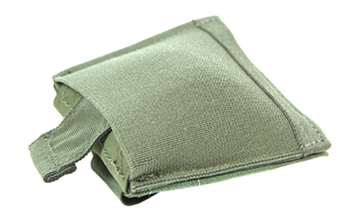 Picture of Blue Force Gear 10 Speed, Ultralight Dump Pouch, Helium Whisper Attachment, Elastic Construction, Ranger Green HW-M-DP-S-RG