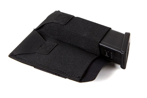 Picture of Blue Force Gear 10 Speed, Double Magazine Pouch, Helium Whisper Attachment, Fits (2) Double Stack Pistol Magazines, Elastic Construction, Black BT-TSP-PISTOL-2-BK