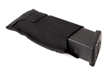 Picture of Blue Force Gear Belt Mounted Ten-Speed Single Pistol Magazine Pouch, Adjustable Belt Loop, Black BT-TSP-PISTOL-1-BK