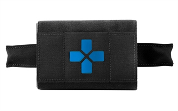 Picture of Blue Force Gear Micro Trauma Kit NOW! MOLLE Mounted Helium Whisper Empty (no medical contents) Black HW-TKN-MTKN-EMPTY-BK