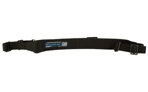 Picture of Blue Force Gear Vickers Combat Applications Sling, Padded 2 Point Combat Sling with Metal Hardware, 54"-64" Length, Black, 1.25" Webbing VCAS-200-OM-BK
