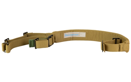 Picture of Blue Force Gear Vickers Combat Applications Sling, Padded 2-Point Sling with Metal Hardware, 54"-64" Length, Coyote, 1.25" Webbing VCAS-200-OM-CB