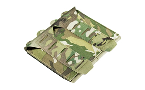 Picture of Blue Force Gear 10 Speed, Double Magazine Pouch, Helium Whisper Attachment, Fits (2) AR-15 Magazine, Elastic Construction, Multicam HW-TSP-M4-2-SB-MC