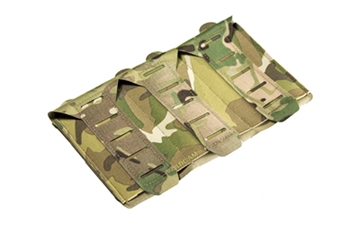 Picture of Blue Force Gear 10 Speed, Tripple Magazine Pouch, Helium Whisper Attachment, (3) Fits AR-15 Magazine, Elastic Construction, Multicam HW-TSP-M4-3-SB-MC
