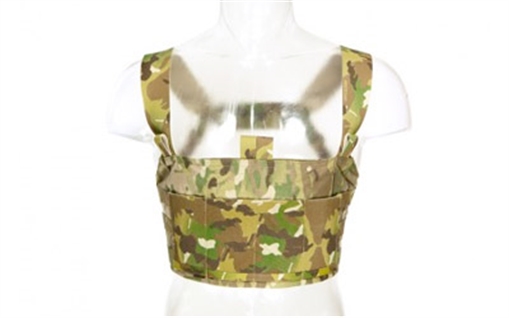 Picture of Blue Force Gear TSPCHESTRIGM4MC Ten-Speed Chest Rig Multi-Cam Cordura Nylon TSPCHESTRIGM4MC TSP-CHESTRIG-M4-M