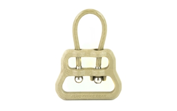 Picture of BLUEFORCE ULOOP 1.25IN WEBBING SLOT QUICK RELEASE WIRE LOOP TAN UWLUL1125TN UWL-UL1-125-TN