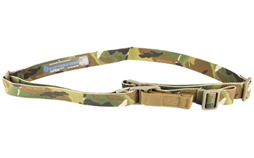 Picture of Blue Force Gear Vickers Sling, 2-Point Combat Sling, Multi-Cam, Molded Acetal Adjuster, No Quick Release, Attached with TriGlide instead of Loop Lock VCAS-125-OA-MC