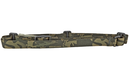 Picture of Blue Force Gear Vickers Sling, 2-Point Combat Sling, Black Multicam, Molded Acetal Adjuster, No Quick Release, Attached with TriGlide instead of Loop Lock VCAS-125-OA-MCB