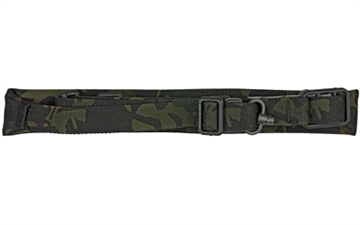 Picture of Blue Force Gear Vickers 221 Sling, Padded, 2-To-1 Point Sling, Multicam Black, RED Swivel, Molded Acetal Adjuster VCAS-2TO1-RED-200-MB