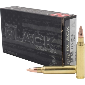 Picture of BLACK® 223 REMINGTON FMJ FULL METAL JACKET RIFLE AMMO 105002861 -