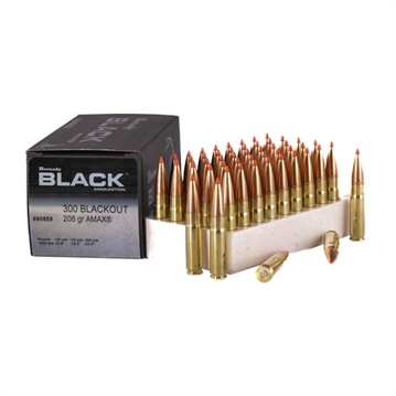 Picture of Hornady BLACK 300 AAC BLACKOUT 208GR A-MAX POLYMER TIPPED 50/BOX 80858
