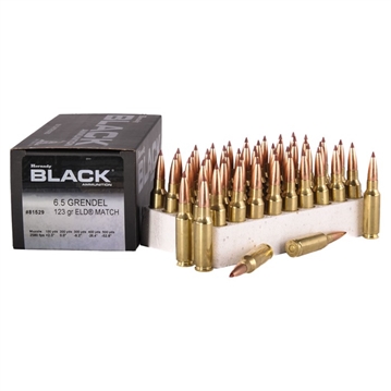 Picture of Hornady BLACK 6.5 GRENDEL 123GR ELD MATCH POLYMER TIPPED 50/BOX 81529