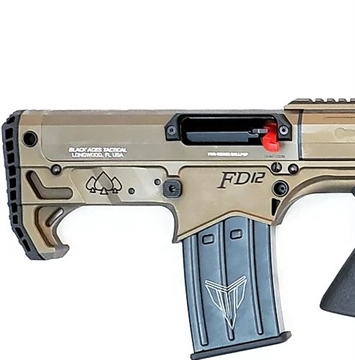Picture of BLACK ACES TACTICAL BULLPUMP SGP 12GA 18.5IN BBL BRONZE CERAKOTE SYN 2 5RD MAGS BATBPPBR