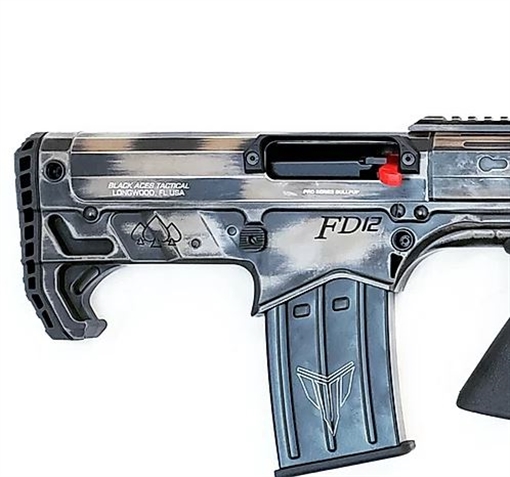 Picture of BLACK ACES TACTICAL BULLPUMP SGP 12GA 18.5IN BBL DISTRESSED FDE CERAKOTE SYN 2 5RD MAGS BATBPPDFDE