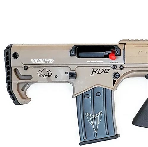 Picture of BLACK ACES TACTICAL BULLPUMP SGP 12GA 18.5IN BBL FDE CERAKOTE SYN 2 5RD MAGS BATBPPFDE