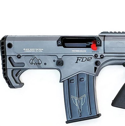 Picture of BLACK ACES TACTICAL BULLPUMP SGP 12GA 18.5IN BBL GRAY CERAKOTE SYN 2 5RD MAGS BATBPPGR
