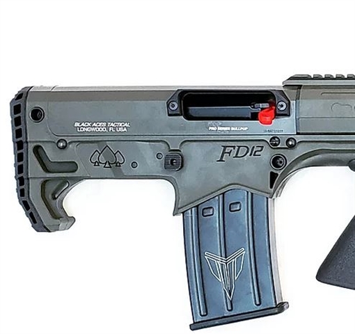 Picture of Black Aces Pro Series Bullpup Pump Shotgun - OD Green BATBPPGRN