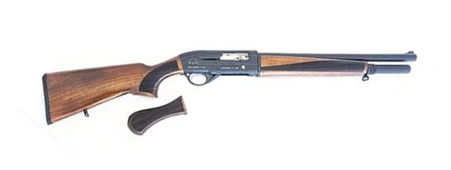 Picture of BLACK ACES TAC SXS SGD 12GA 18.5IN BBL WALNUT FULL SIZE AND SHORT STK BLK REC BATSXSBW