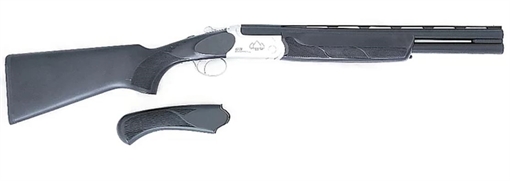 Picture of BLACK ACES TACTICAL O/U SGD 12GA 18.5IN BBL BLK STAINED WALNUT FULL SIZE AND SHORT STK SILVER REC BATOUSILB