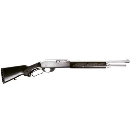 Picture of BLACK ACES TACTICAL PRO SERIES L SGL 12GA 18.5IN BBL BLK FURNITURE SILVER REC BATPSLSB