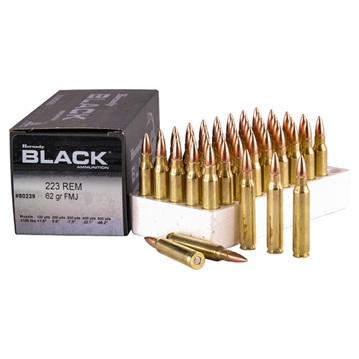 Picture of Hornady BLACK 223 REMINGTON 62GR FMJ FULL METAL JACKET 50/BOX 80239