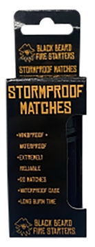 Picture of Black Beard Fire Starters Stormproof ches Black/Red 3" Long 20 ches MAT