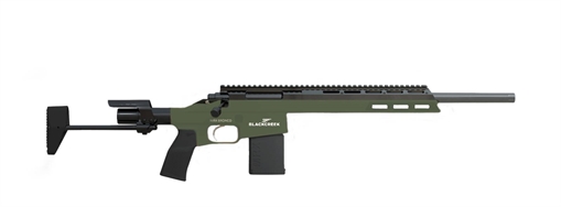 Picture of BLACK CREEK MRX BRONCO RIB BOLT ACTION 300BLK 16IN BBL 1:8 MODULAR CHASSIS PDS STK 10RD GREEN ATIGMRXBR300G