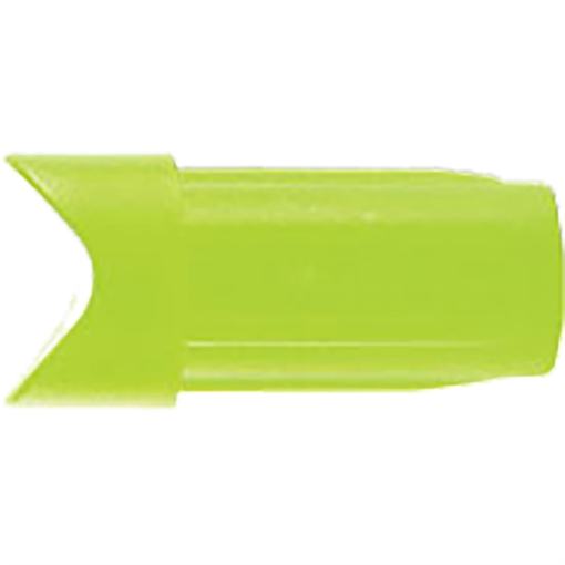 Picture of Black Eagle Black Eagle Half Moon Nocks Flo. Yellow 12 pk. 349